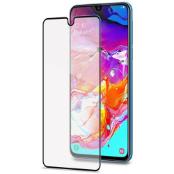 Vetro proteggischermo celly full glass per galaxy a70 nero [fullglass835bk]
