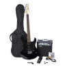 Chitarra elettrica yamaha con custodia e amplificatore, nero [gerg121gpiihii]