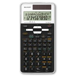 Calcolatrice sharp el506tsbwh scientifica bianco, nero [sh-el506tsbwh]