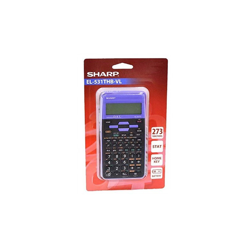 Calcolatrice sharp el531thbvl scientifica viola [sh-el531thbvl]