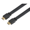 Cavo techly hdmi 2.0 high speed con ethernet a/a m/m piatto 1m