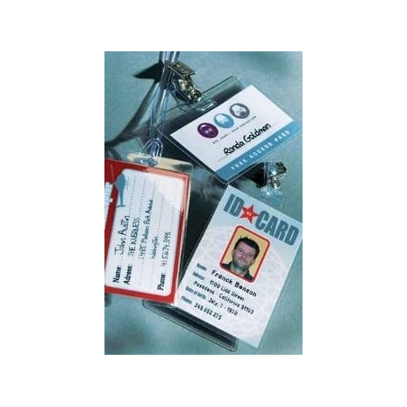 Scatola 100 pouches 125mic 60x90mm business card [3743157]