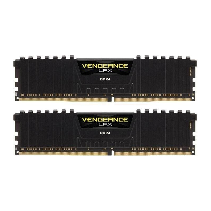 Ram dimm ddr4 32gb corsair vengeance lpx 3200mhz cl16 2pz nero [cmk32gx4m2e3200c16]
