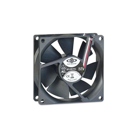 Ventola 80x80 inter-tech fan 80mm bulk 3 pin nero [88885181]