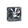 Ventola 80x80 inter-tech fan 80mm bulk 3 pin nero [88885181]