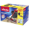 Mop mocio vileda 2in1 scatola completo nero/rosso [155740]