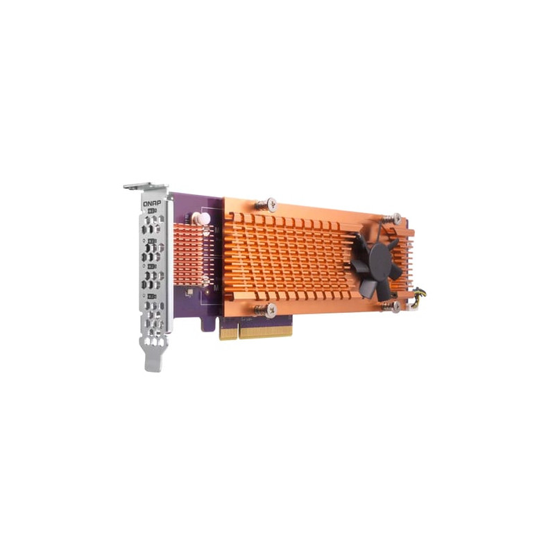 Scheda per m2 qnap interno pcie [qm2-4p-384]