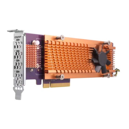 Scheda per m2 qnap interno pcie [qm2-4p-384]