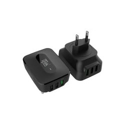 Alimentatore da muro itek da 25w, 7.8a(2x2.4a, 1x3a) con 3 porte: