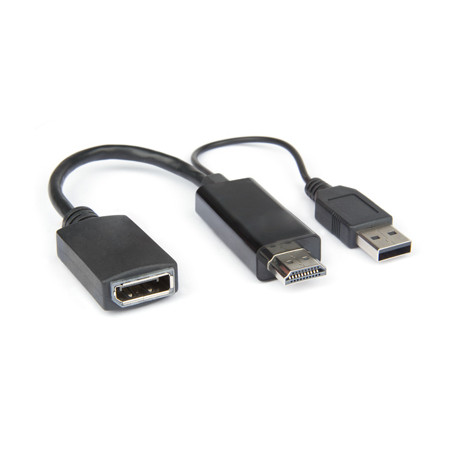 Adattatore hamlet hdmi a displayport 30hz + usb p [xvahdm-dpa]
