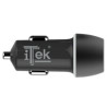 Alimentatore per auto itek da 42w, 6a(2x3a) con 2 porte: pd+qc3.0,