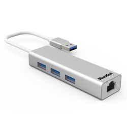Hub usb hamlet 3 porte usb 3.0 [xhub330lan]