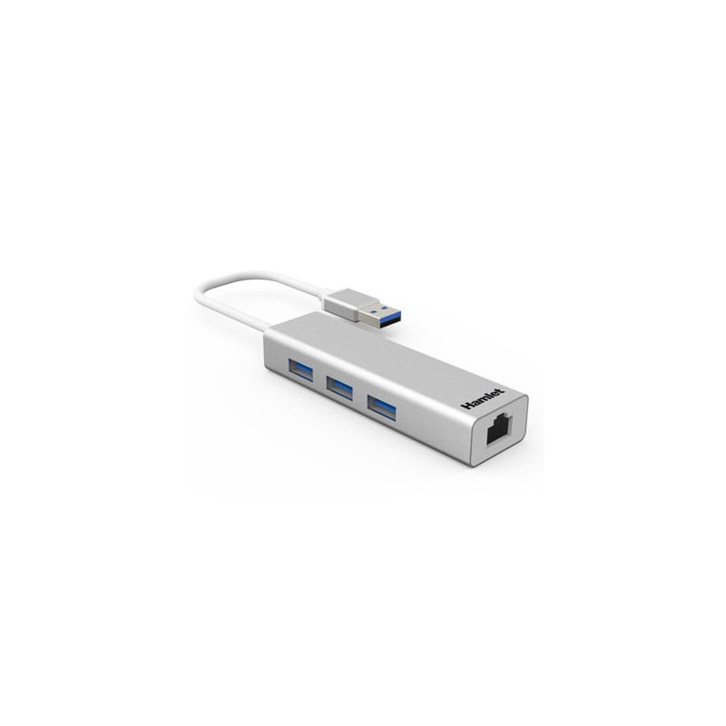 Hub usb hamlet 3 porte usb 3.0 [xhub330lan]