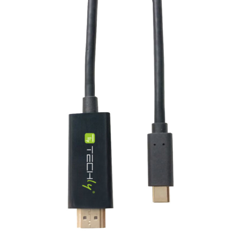 Cavo adattatore usb-c maschio a hdmi 2.0 4k maschio 2m nero