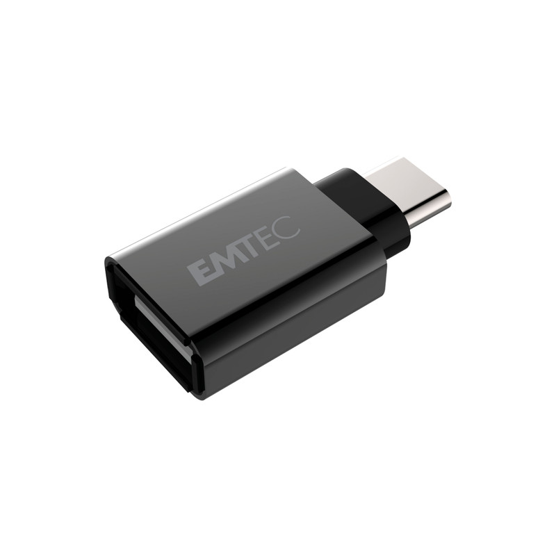 Adattatoree emtec t600 usb type-c - usb-a 3.1 (silver)