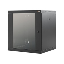 Armadio rack a muro itrack armadi box 19" 16u 883x600x400 nero