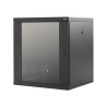 Armadio rack a muro itrack armadi box 19" 16u 883x600x400 nero