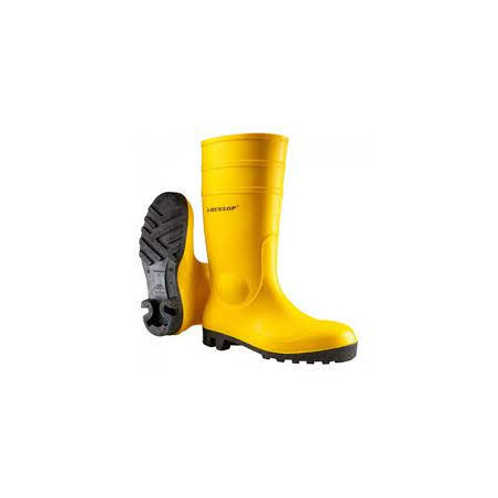 Stivali sicurezza pvc ginocchio 42 giallo dunlop [dunlop ]