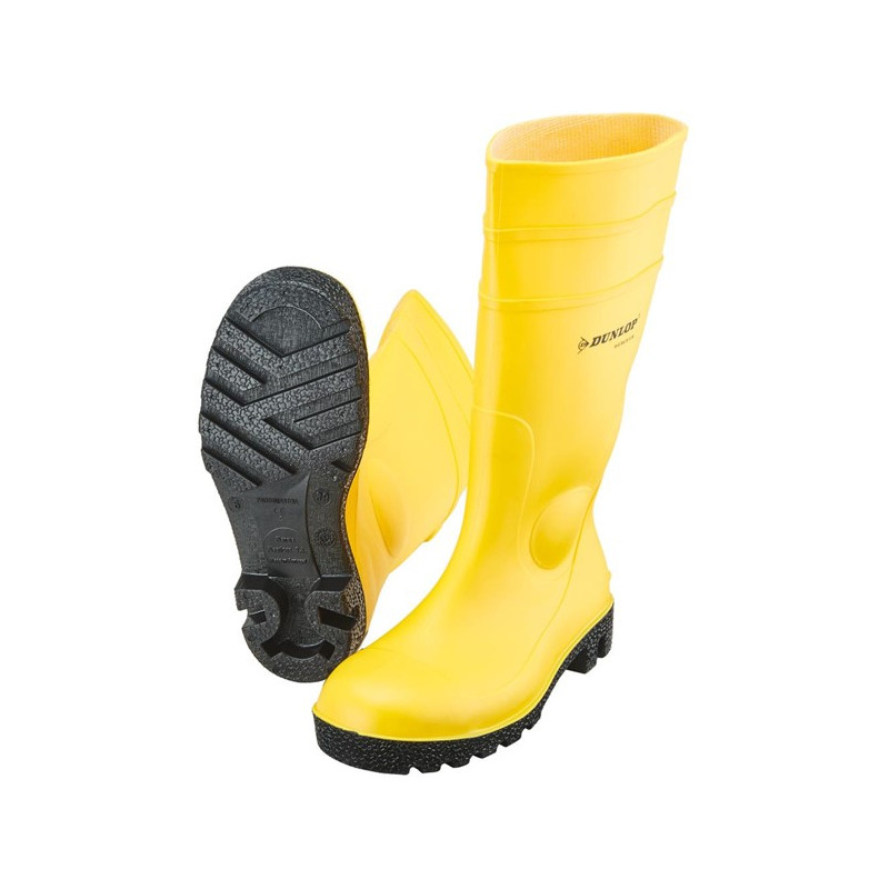 Stivali sicurezza pvc ginocchio 44 giallo dunlop [dunlop ]