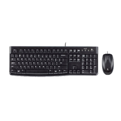 kit tastiera e mouse logitech mk120 nero [920-002543]