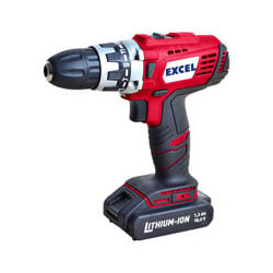 Trapano batteria p. 2v v.18,0 li tb18p excel 09120 [excel ]