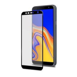 Vetro proteggischermo celly full glass per galaxy j4+ nero [fullglass788bk]
