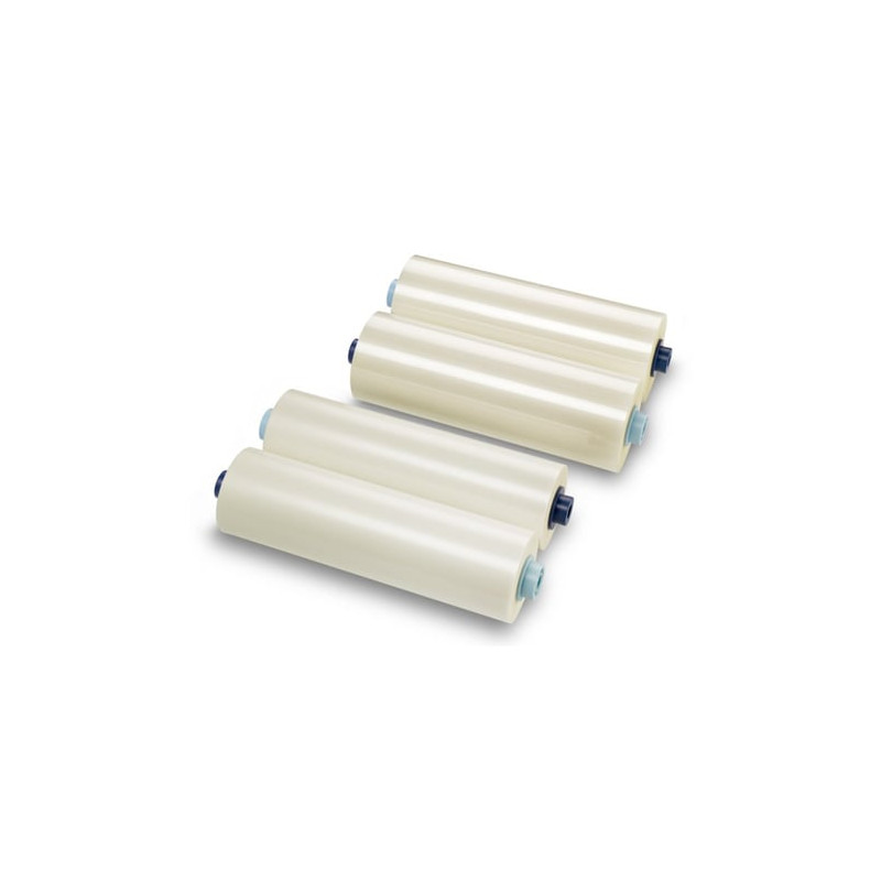 2 bobine film x plastificazione 305mmx75mt 75mic. lucido [3400927ez]