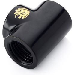 Adattore watercooling bitspower a t 3x ig 1/4" nero carbone