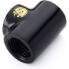 Adattore watercooling bitspower a t 3x ig 1/4" nero carbone