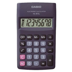 Calcolatrice casio hl-815l bl 8 cifre tascabile [hl815]