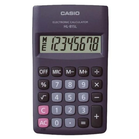 Calcolatrice casio hl-815l bl 8 cifre tascabile [hl815]