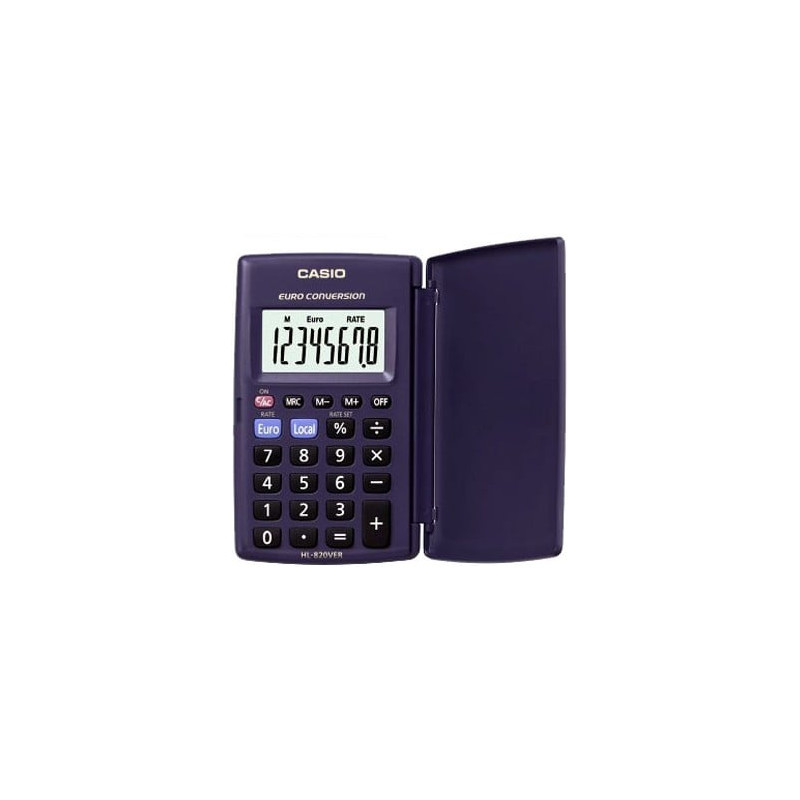Calcolatrice casio hl-820ver 8 cifre tascabile [hl820ver]