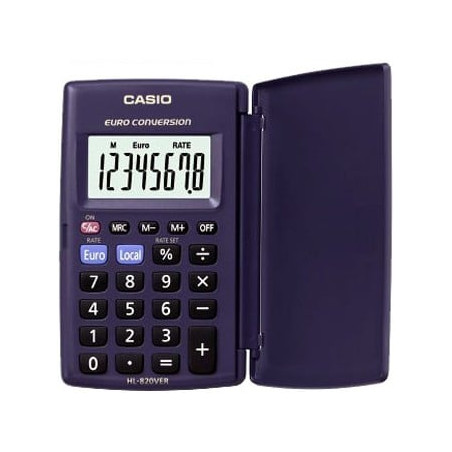 Calcolatrice casio hl-820ver 8 cifre tascabile [hl820ver]