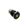 Pulsante dimastech 19mm, blackline dot - rgb