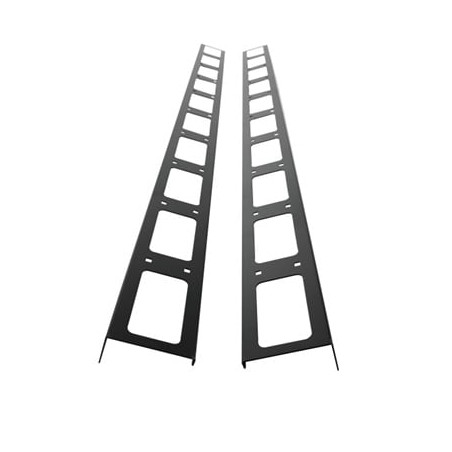 Barra di allacciatura per gestione cavi a rack itrack armadi 34u