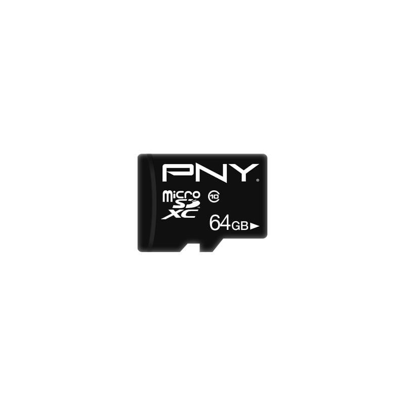 64gb scheda microsd pny performance+ e adatt. [p-sdu64g10ppl-ge]