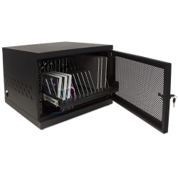 Armadietto professionale techly per ricarica 14 tablet e smartphone