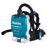 Aspirapolvere a zaino makita dvc261zx15 2x18v blu [dvc261zx15]