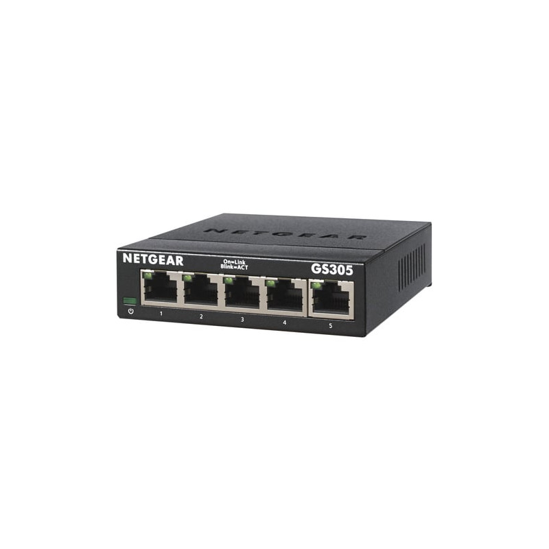 Switch netgear 5pt gige sw non gestito serie 300 [gs305-300pes]