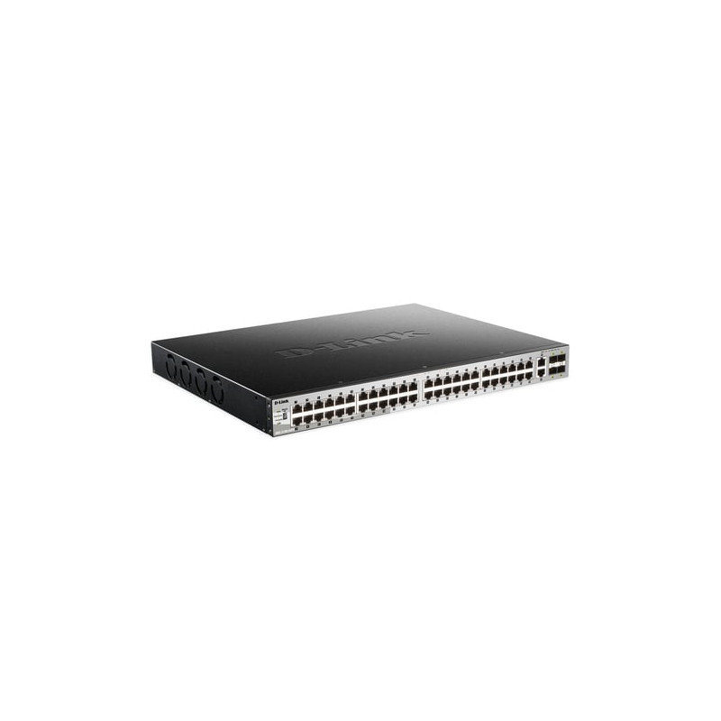 Switch d-link gestito l3 gigabit ethernet (10/100/1000) nero,