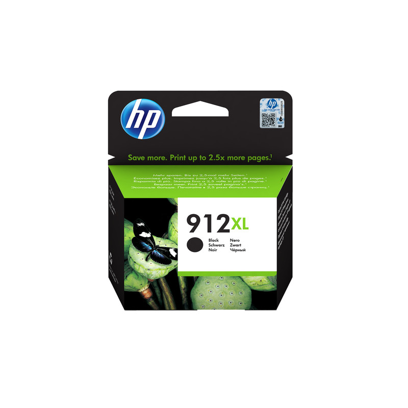 Cartuccia hp 912 xl 825pagine nero [3yl84ae]