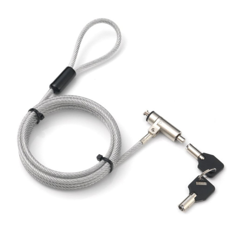 Cavo di sicurezza techly per notebook con chiave per hp nano