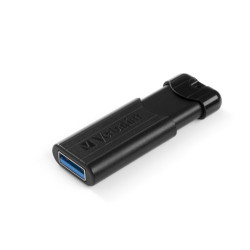 Pen drive 256gb verbatim usb 3.0 pinstripe da colore nero