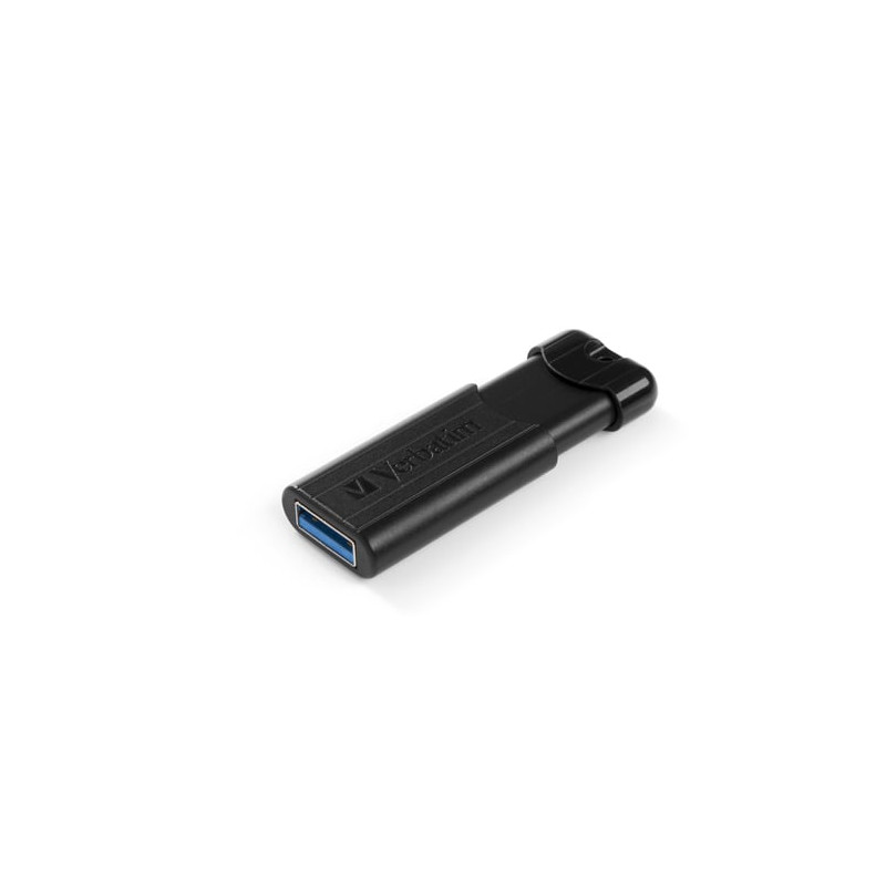 Pen drive 256gb verbatim usb 3.0 pinstripe da colore nero