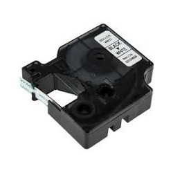 Nastro etichette dymo d1 1x10 nastro 12mmx7m nero su bianco [2093097]