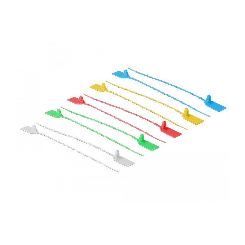 Fascette fermacavi delock 10x - l 250 x b 2,7 mm [18827]