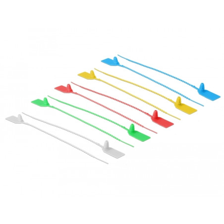 Fascette fermacavi delock 10x - l 250 x b 2,7 mm [18827]