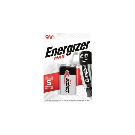 Pile energizer energ."max" 522 (6lr61) bl/1pz. 9volt