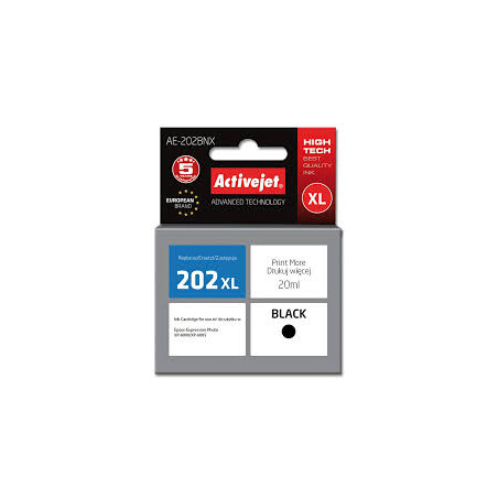 Cartuccia d'inchiostro activejet ae-202bnx per epson 202xl