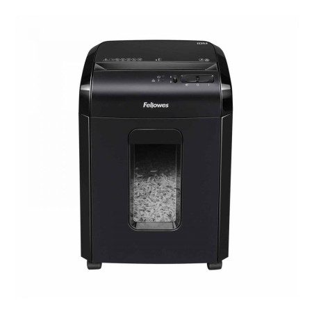 Distruggi documenti fellowes 10m 2x12mm nero [4630601]